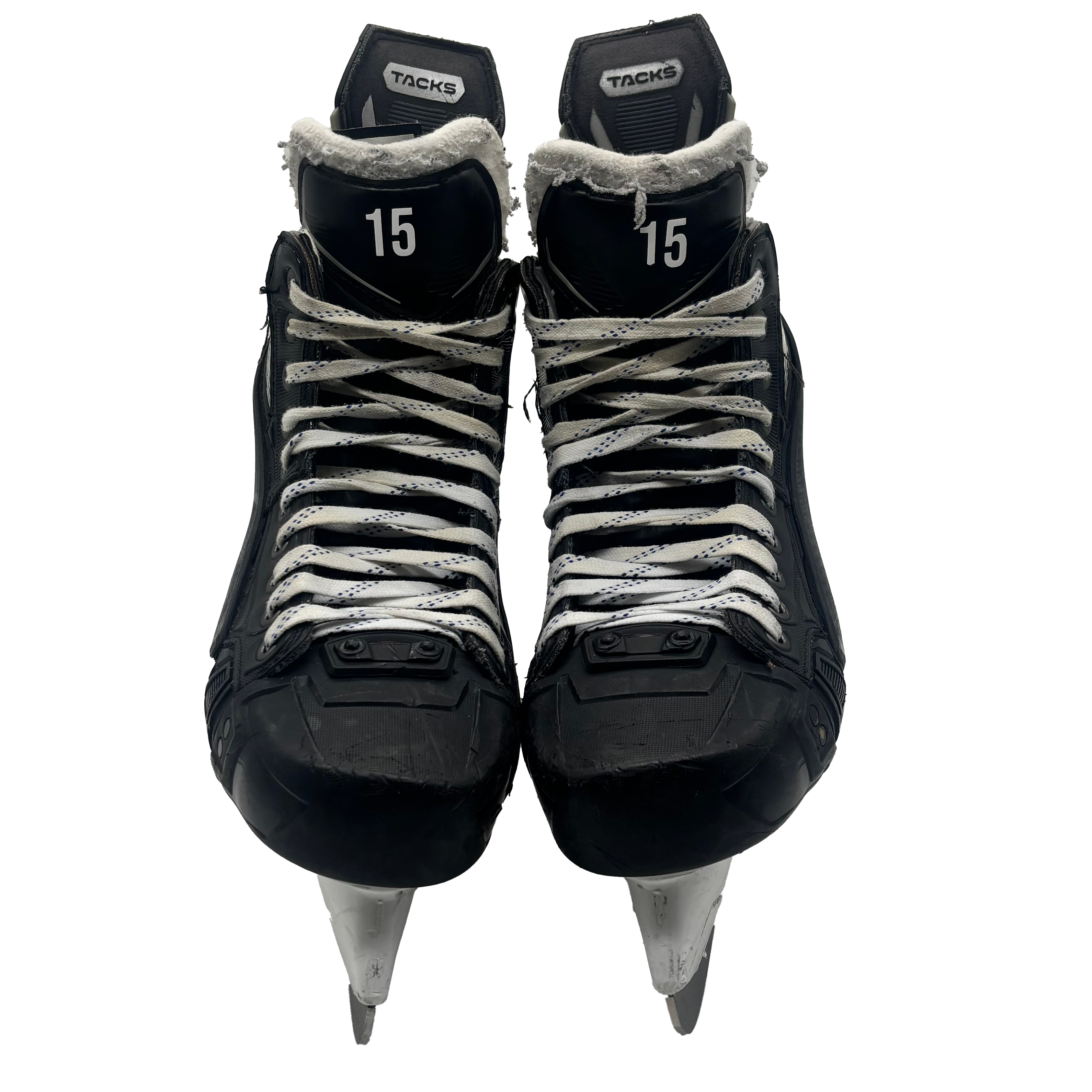 CCM Tacks AS-V Pro - Used Pro Stock Hockey Skates - Size 8E with Shot Blockers