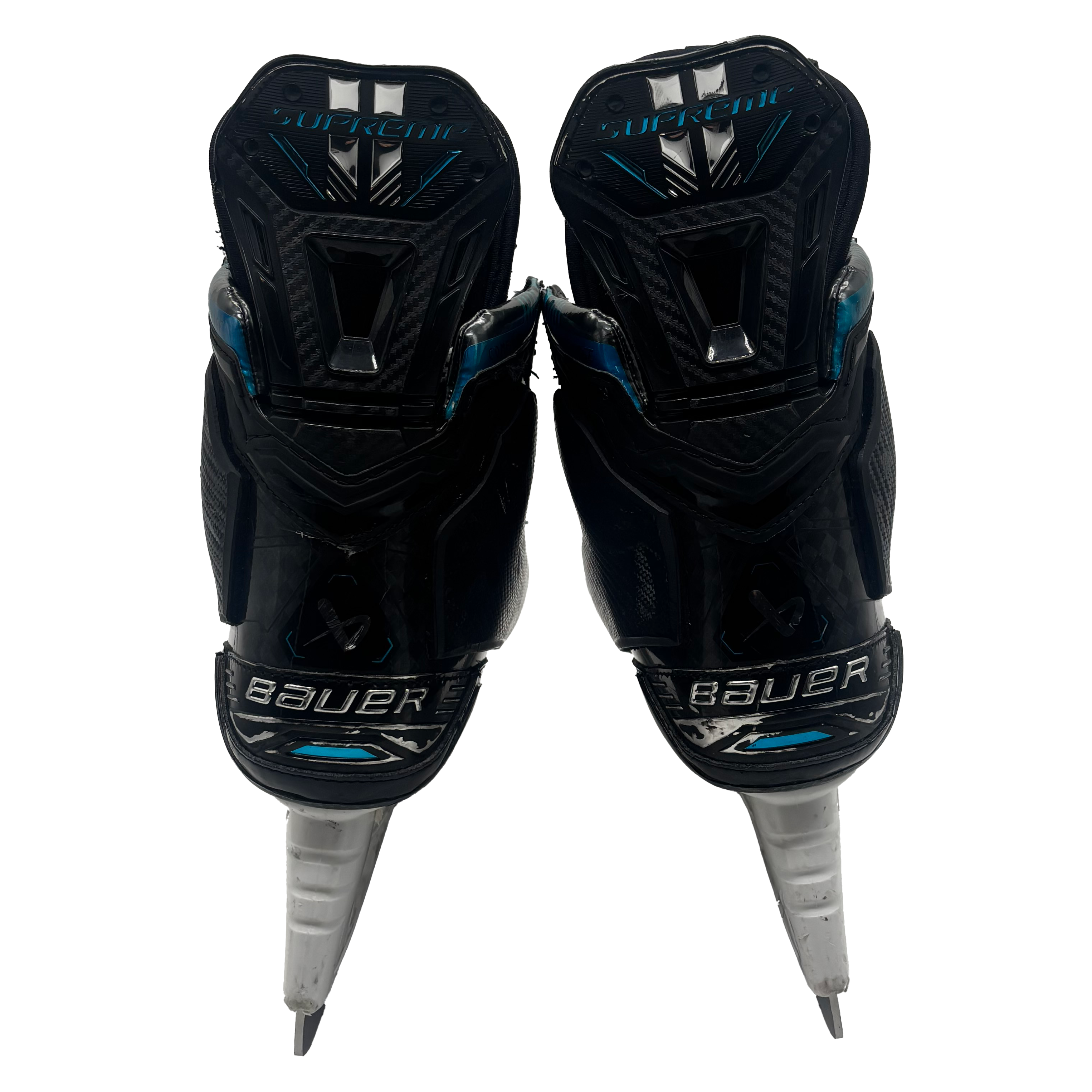 Bauer Supreme Mach - Used Pro Stock Skates - Size 9E (Blue)