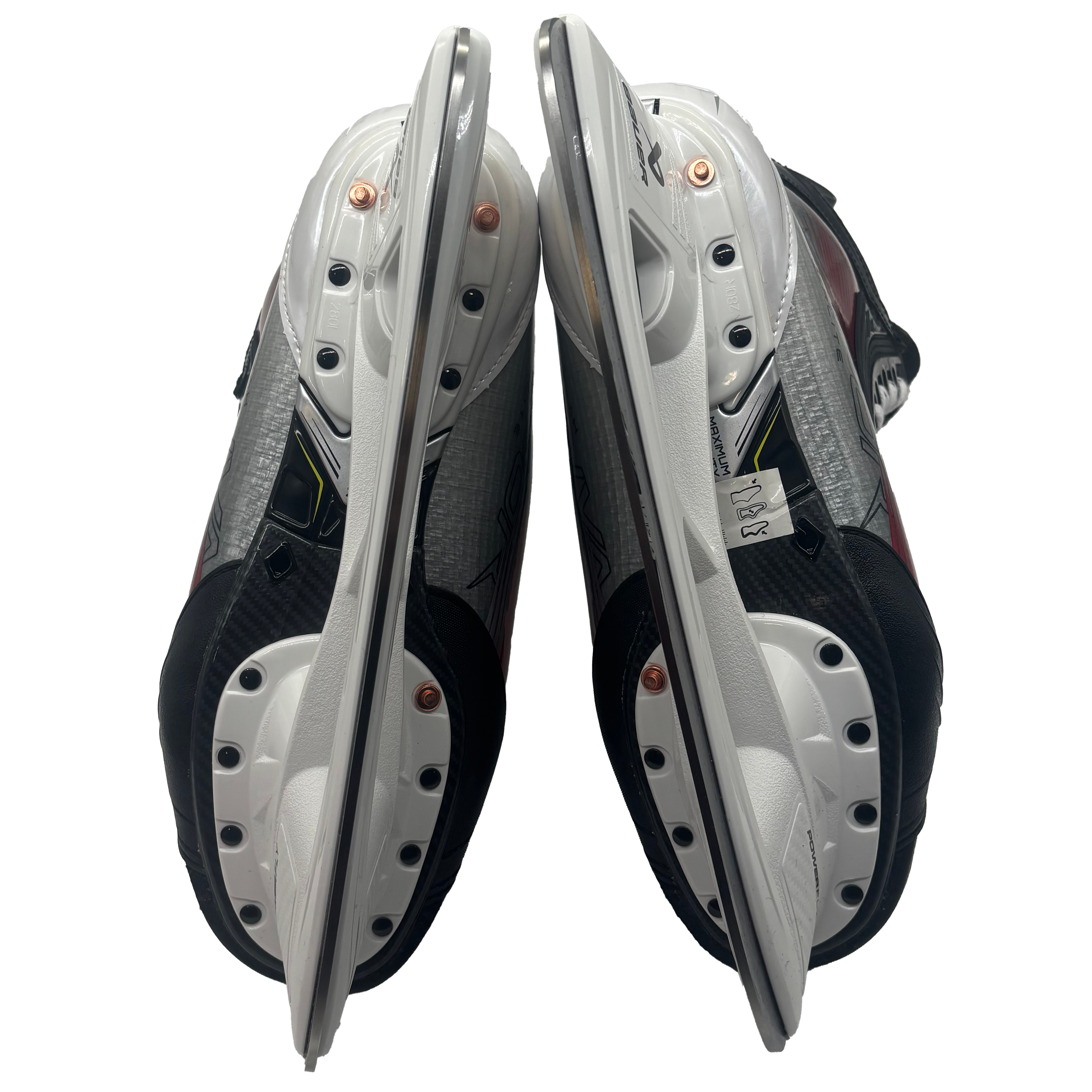 Bauer Vapor Hyperlite 2 - Pro Stock Hockey Skates - Size 9 (Red)