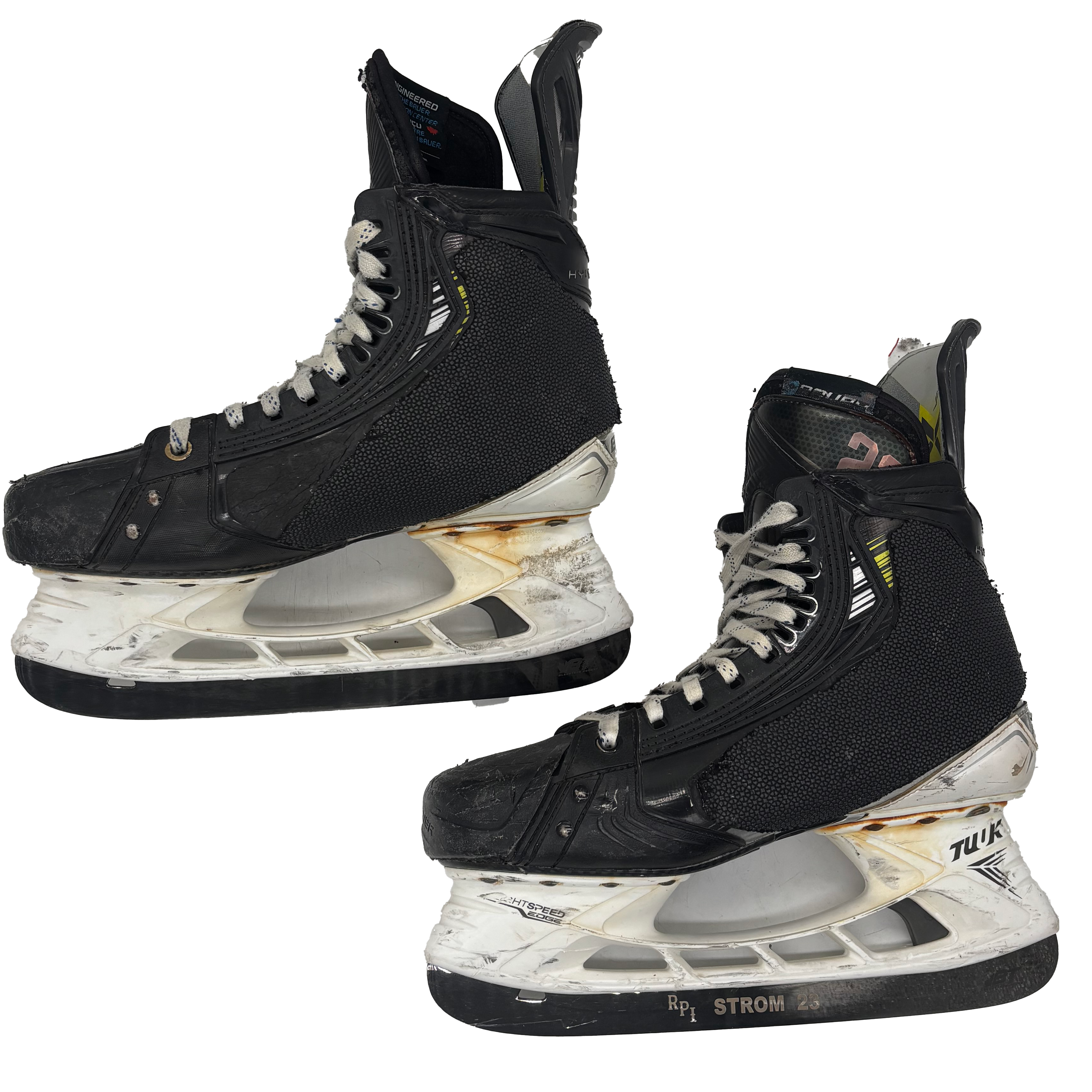 Bauer Vapor Hyperlite 2 - Used Pro Stock Hockey Skate with Shot Blocker- Size 7.5E