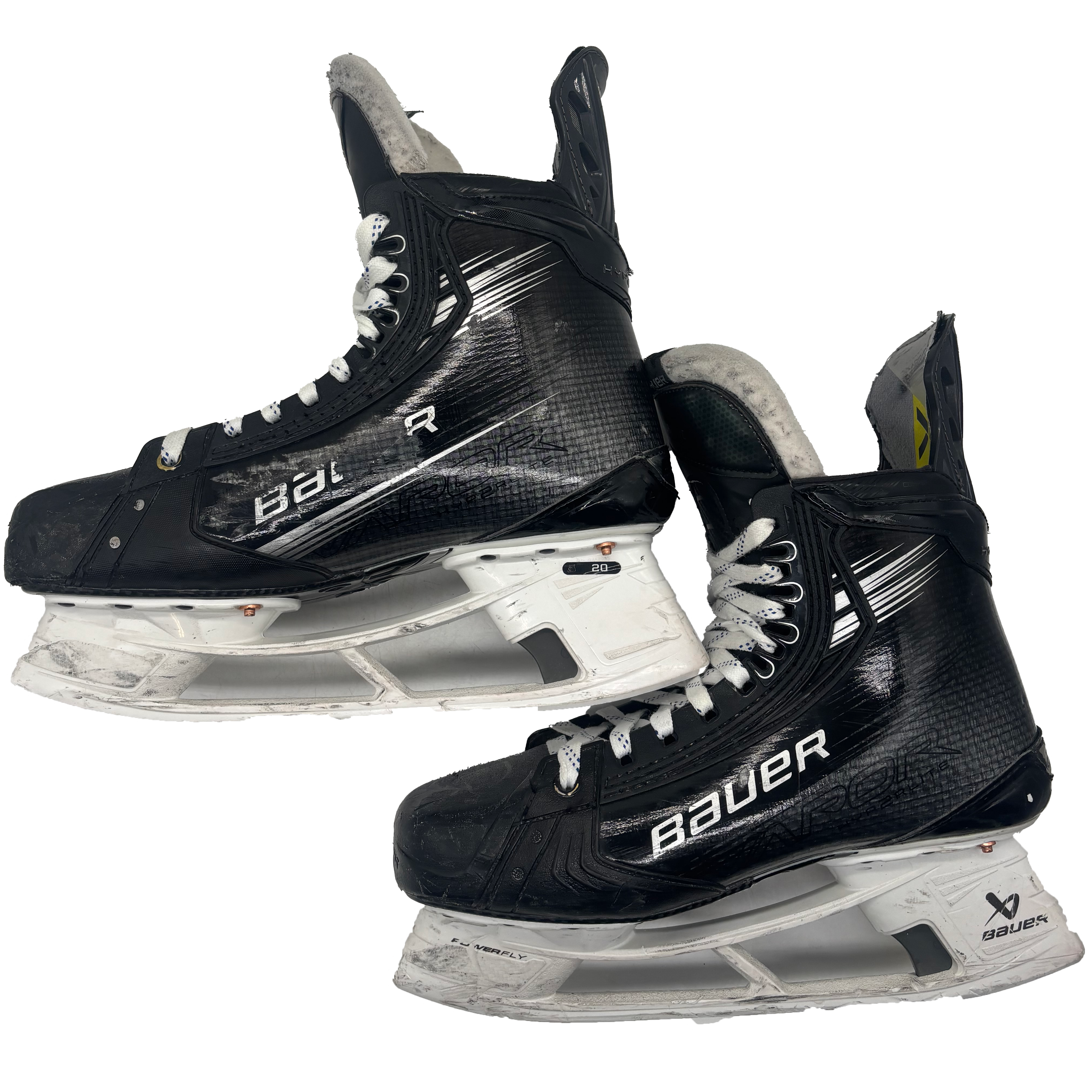 Bauer Vapor Hyperlite 2 - Used AHL Pro Stock Hockey Skates - Size 9.5E