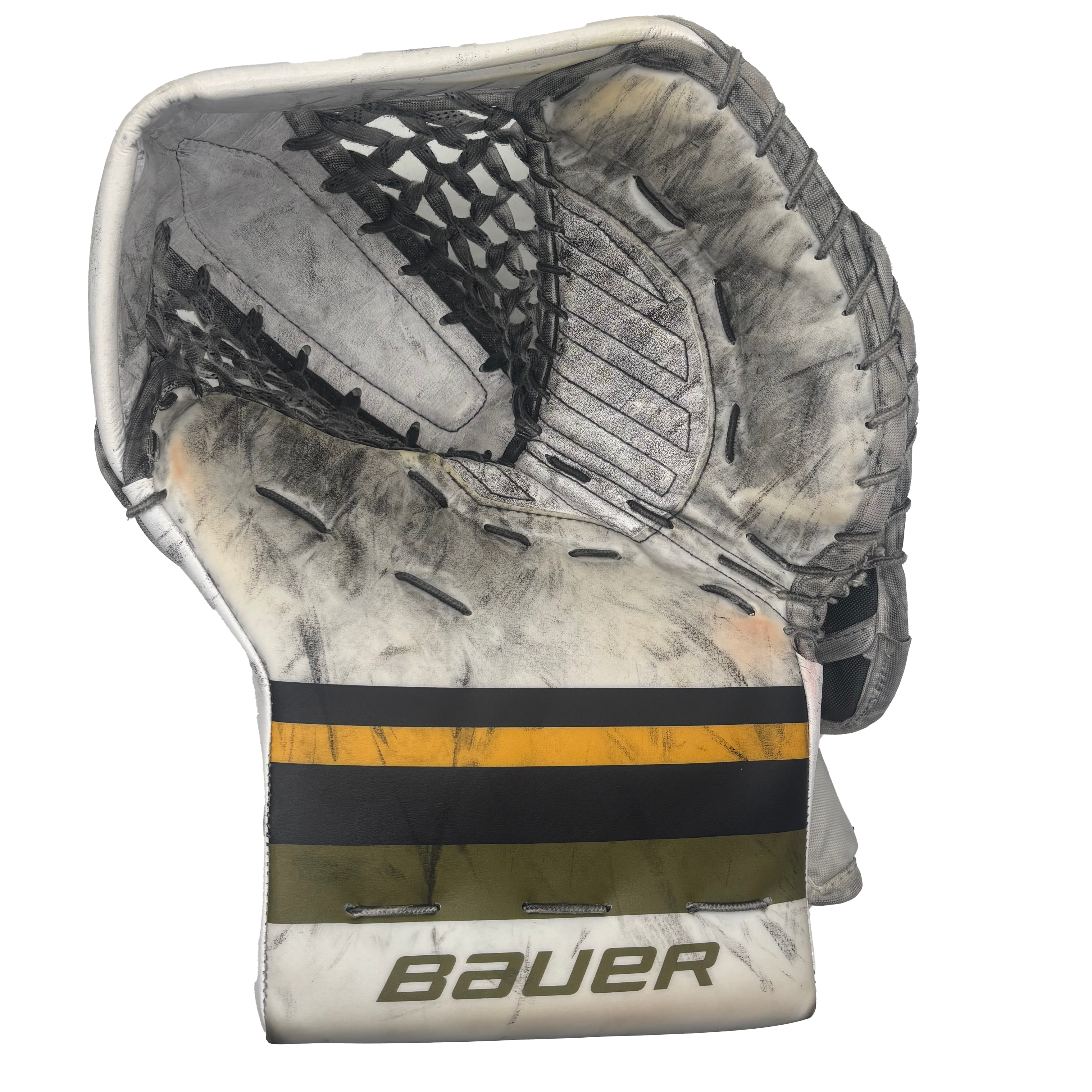 Used - Bauer Supreme Shadow Pro Stock Goalie Full Set (White/Black/Green)