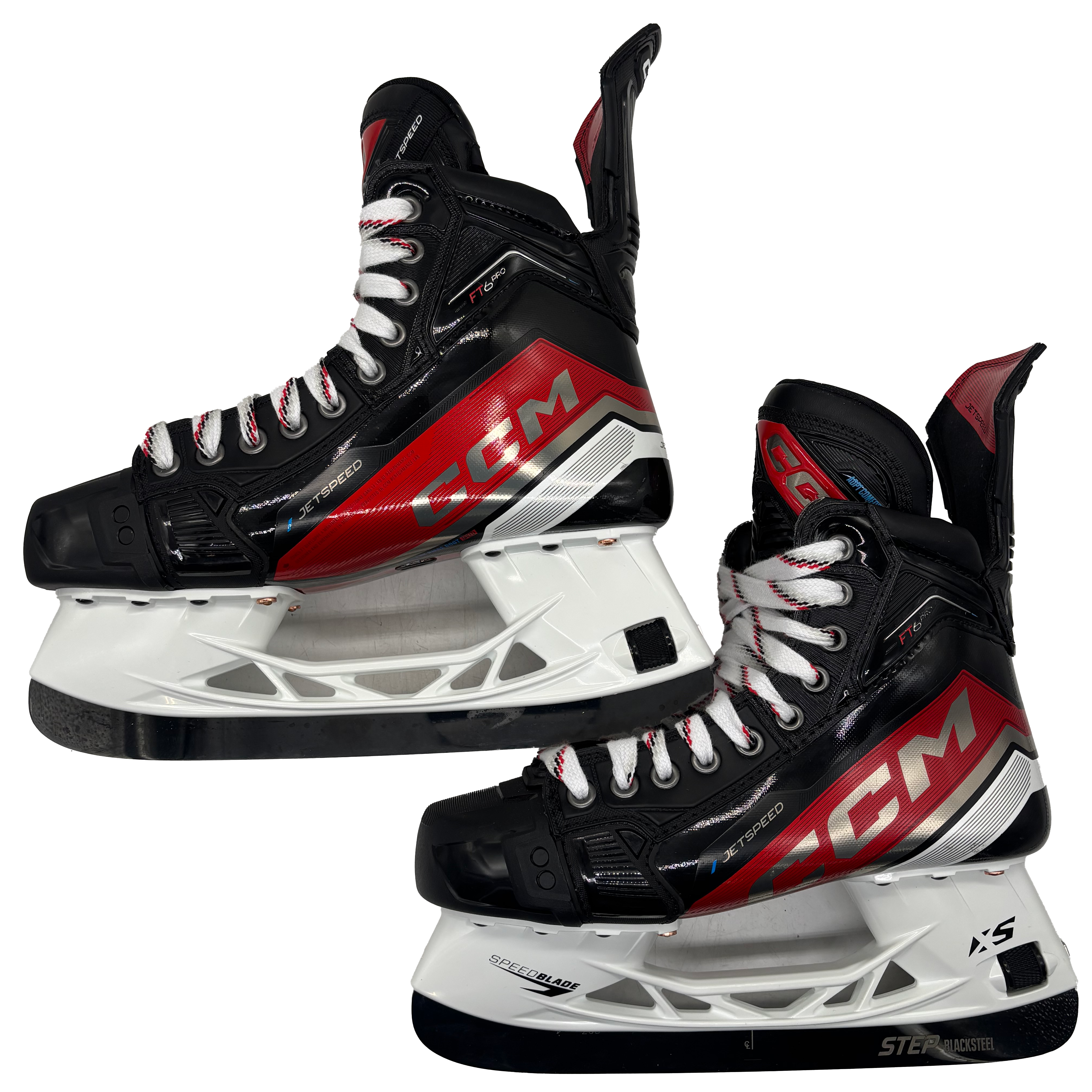CCM Jetspeed FT6 Pro - Pro Stock Hockey Skates - Size 7R (Red)