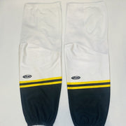 ECHL - USED - Athletic Knit Socks - White/Black/Yellow