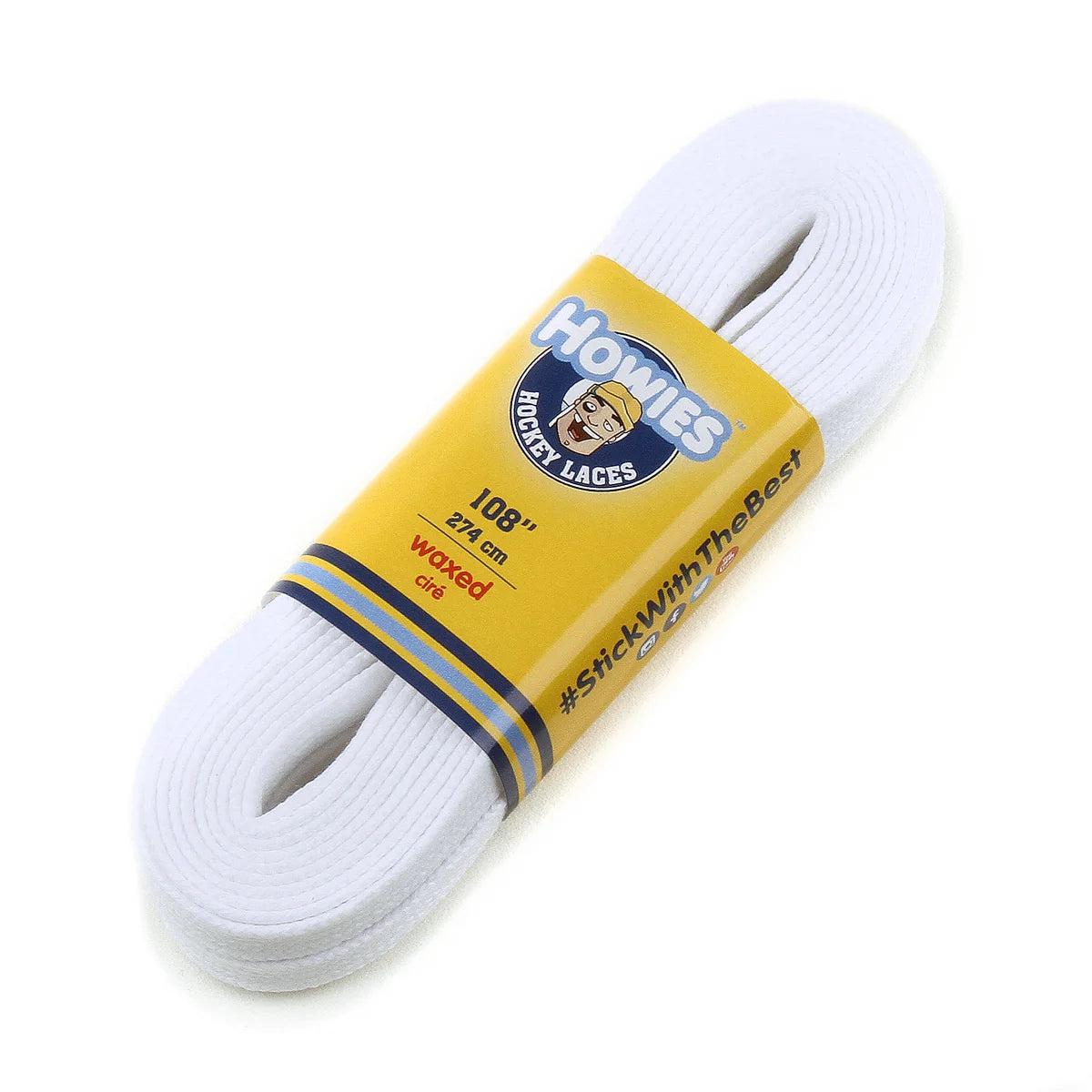 Howies Hockey Referee Laces - Waxed - Solid White