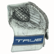 True L87 - Used Pro Stock Goalie Glove (White/Blue)