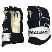 Sherwood Code Encrypt 1 - Team Stock Glove - Pittsburg Penguins (Black/White)