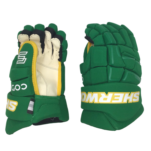 Sherwood Code Encrypt 1 - Team Stock Glove - Minnesota Wild (Green/Yel