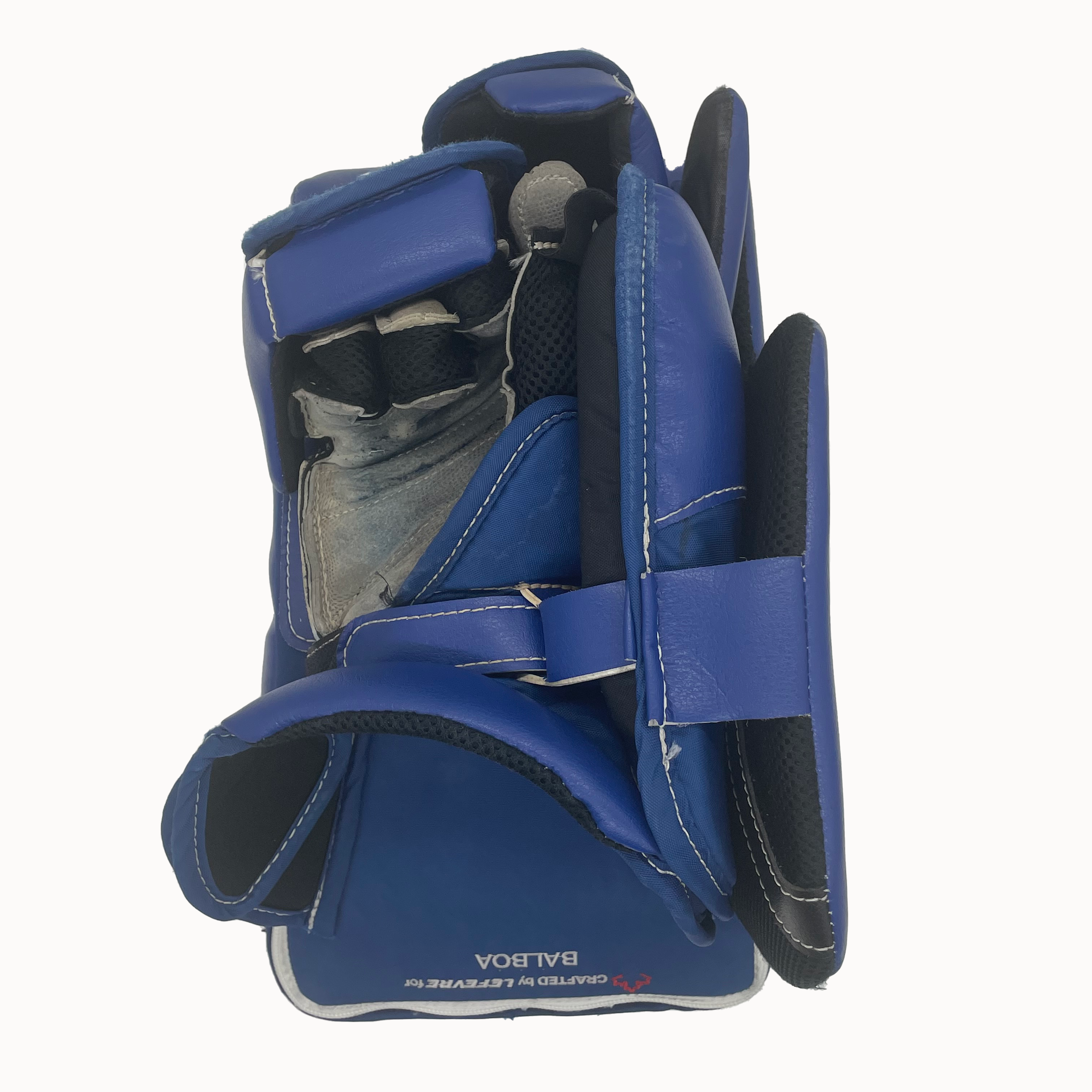 True L87 - Used Pro Stock Goalie Blocker (Blue)