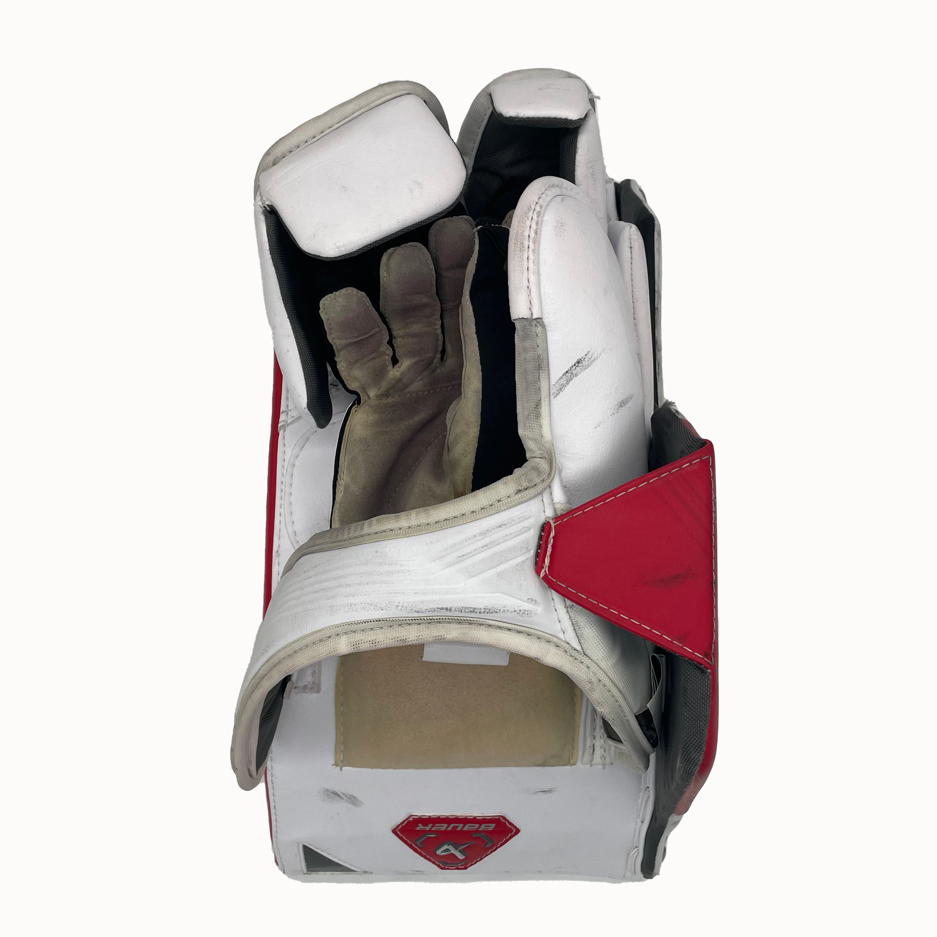 Bauer Vapor Hyperlite 2 - Used Pro Stock Senior Full Goalie Set (White/Red)