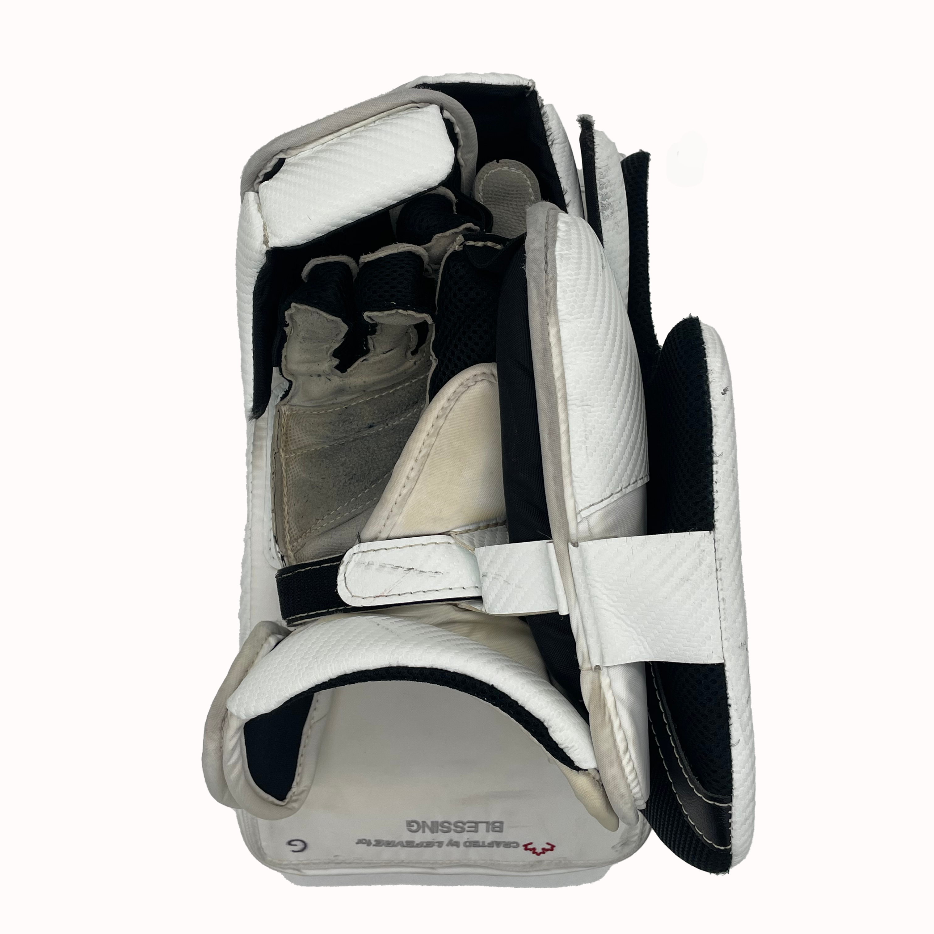 True L87 - Used Pro Stock Full Goalie Set (White/Blue)