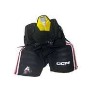 CCM HPTK - Pantalon de hockey Pro Stock usagé (Noir/Rouge/Blanc)