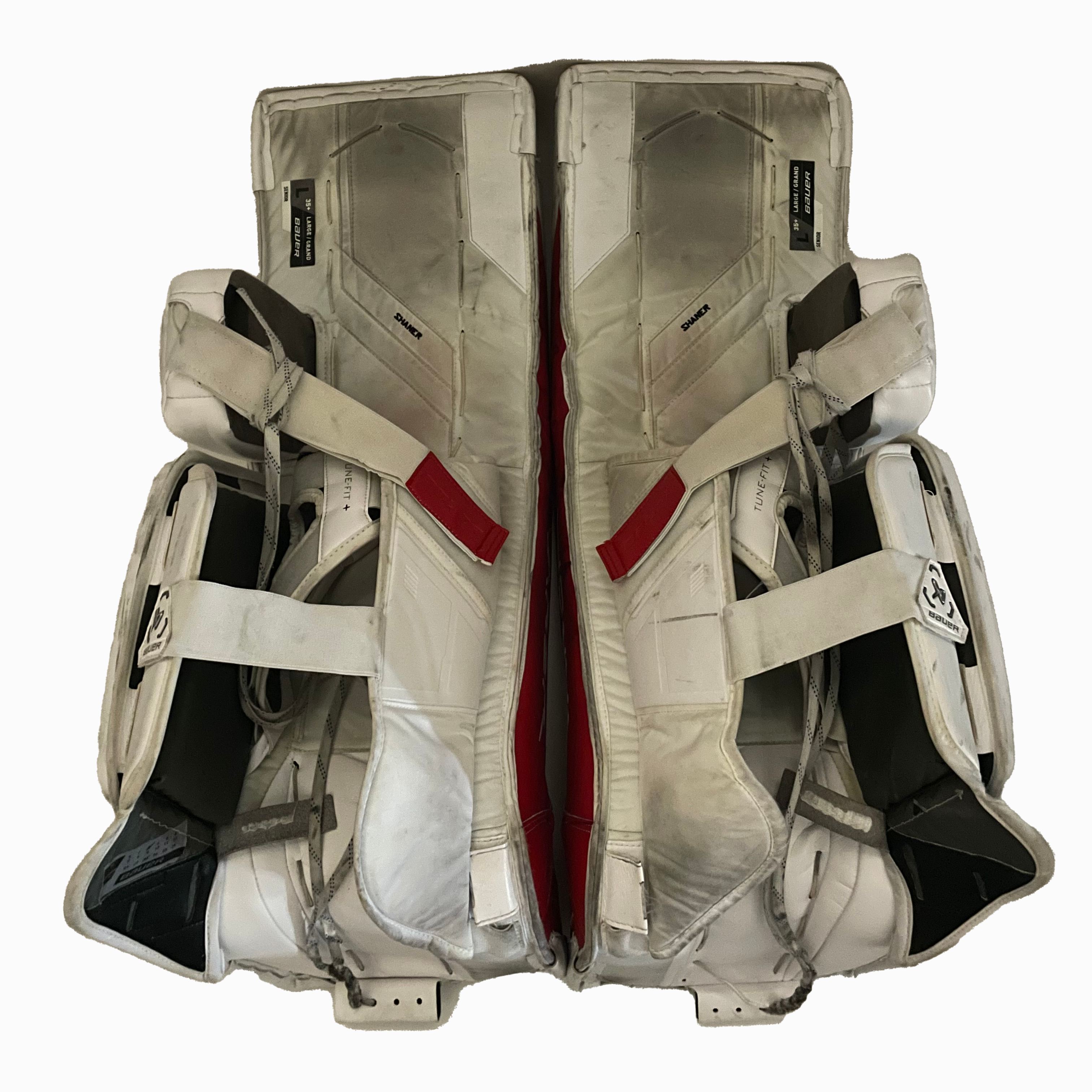 Bauer Vapor Hyperlite 2 - Used Pro Stock Senior Full Goalie Set (White/Red)