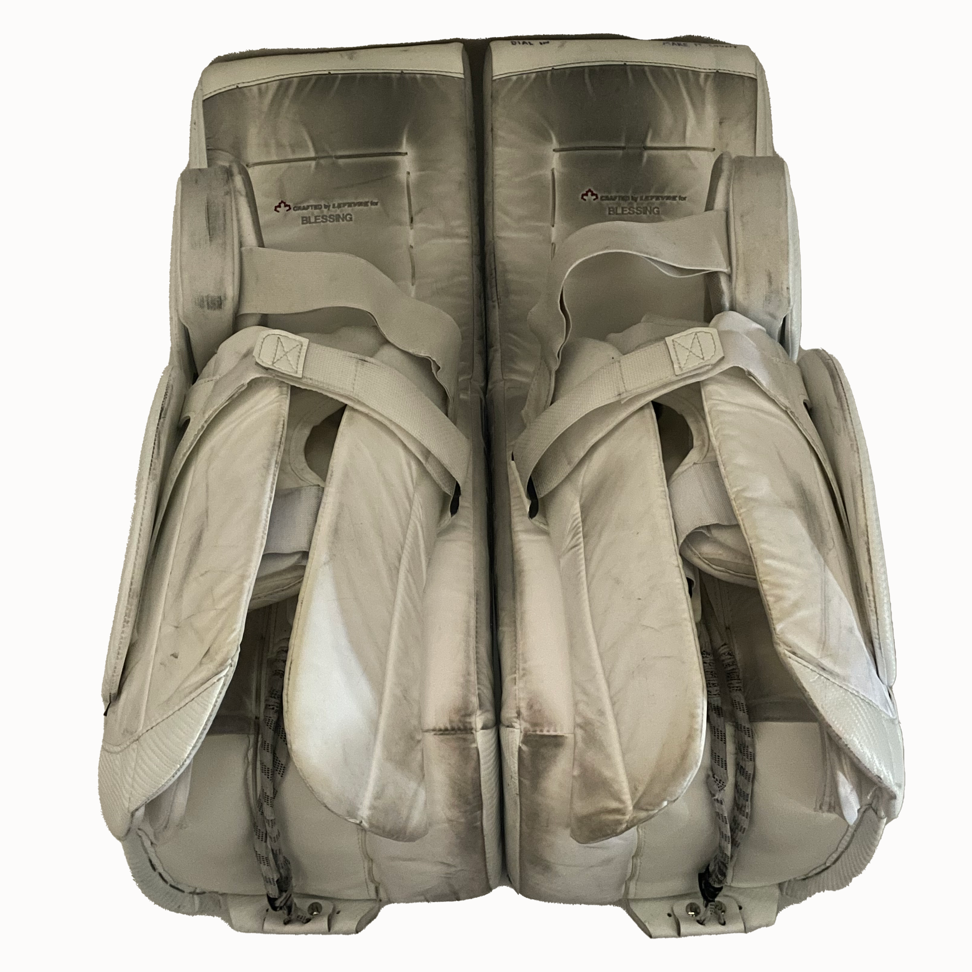 True L87 - Used Pro Stock Full Goalie Set (White/Blue)