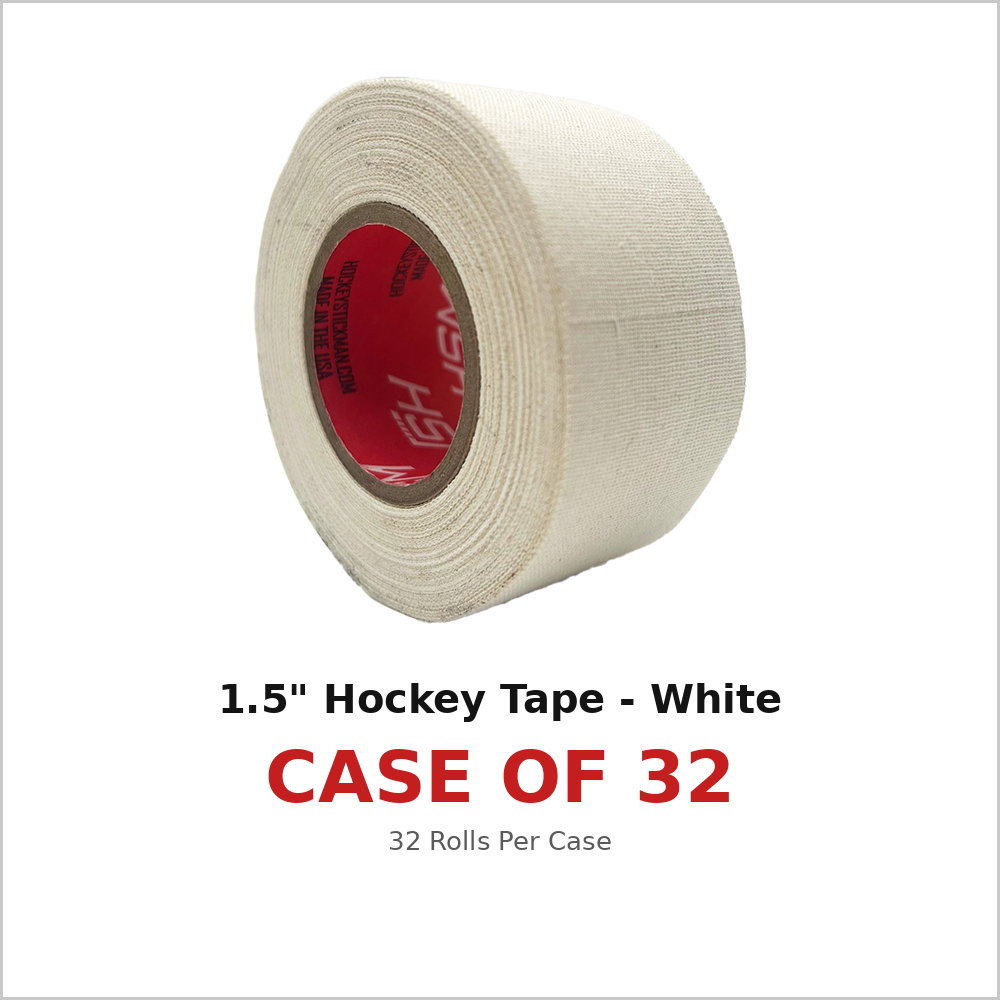 Case - HSM White Hockey Tape 1.5" (32 Rolls)