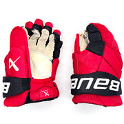 Bauer Vapor Hyperlite - Used NHL Pro Stock Glove - Carolina Hurricanes (Red/Black) #1