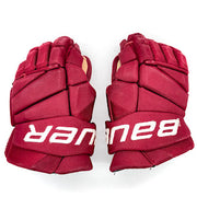 Used - Bauer Vapor Hyperlite Pro Stock Glove - (Maroon)