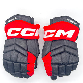 CCM HGTK - Used NHL Pro Stock Glove - Eric Robinson (Black/Red)