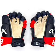 Bauer Vapor Hyperlite - Used NHL Pro Stock Glove - Jesperi Kotkaniemi (Black/Red)