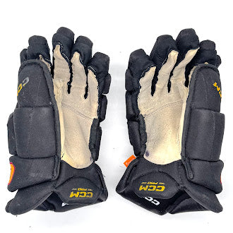 Used - CCM HGJSPP Pro Stock Hockey Glove - (Black/Gold/Maroon) #4