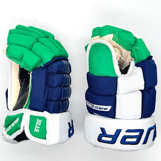 Bauer Pro Series - Used NHL Pro Stock Glove - Ethan Bear (Blue/Green/White)