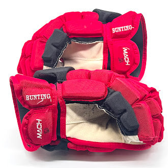 Bauer Supreme Mach - Used NHL Pro Stock Glove - Michael Bunting (Red/Black)