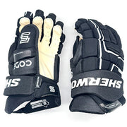 Sherwood Code Encrypt 1 - Retail Hockey Glove (Black/White)
