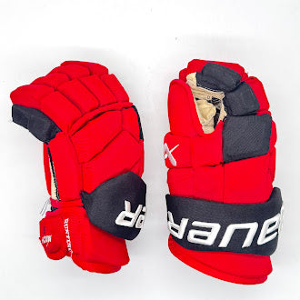 Bauer Supreme Mach - Used NHL Pro Stock Glove - Michael Bunting (Red/Black)
