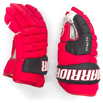 Warrior Alpha DX - NHL Pro Stock Glove - Carolina Hurricanes (Red/Black)