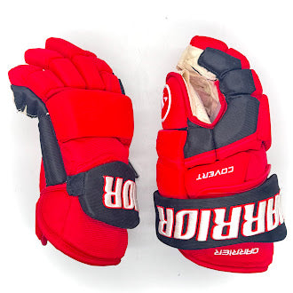Warrior Covert QRE Pro - NHL Used Pro Stock Glove - William Carrier (Red/Black)