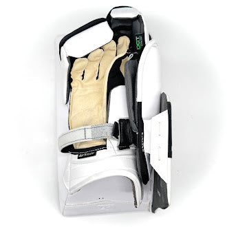 Bauer Supreme Shadow - Used Pro Stock Goalie Blocker (White/Black)