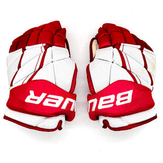 Used - Bauer Vapor 1X Lite Pro Stock Glove - (White/Red)