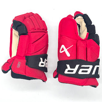 Bauer Vapor Hyperlite - Used NHL Pro Stock Glove - Sebastian Aho (Red/Black)