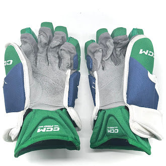 CCM HG12 - Used NHL Pro Stock Glove - Stefan Noesen (Blue/Green/White)