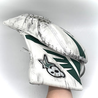 Brian's Pro Custom - Used NCAA Pro Stock Goalie Glove (White/Green)