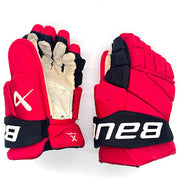 Bauer Vapor Hyperlite - Used NHL Pro Stock Glove - Sebastian Aho (Red/Black) #2