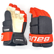 Bauer Pro Series - NHL Pro Stock Hockey Gloves - Ross Johnston (Black/Orange)