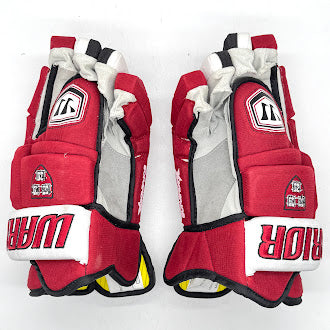 Warrior Pro Bonafide X - NCAA Pro Stock Hockey Glove (Crimson/White/Black)