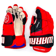 Warrior Covert QR5 Pro - NHL Used Pro Stock Glove - Jordan Martinook (Red/Black)