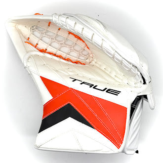 True Catalyst PX3 - New Pro Stock Goalie Glove (White/Orange/Black)