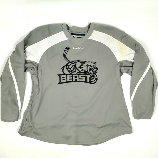 ECHL - Used Reebok Practice Jersey - Brampton Beast (Grey)