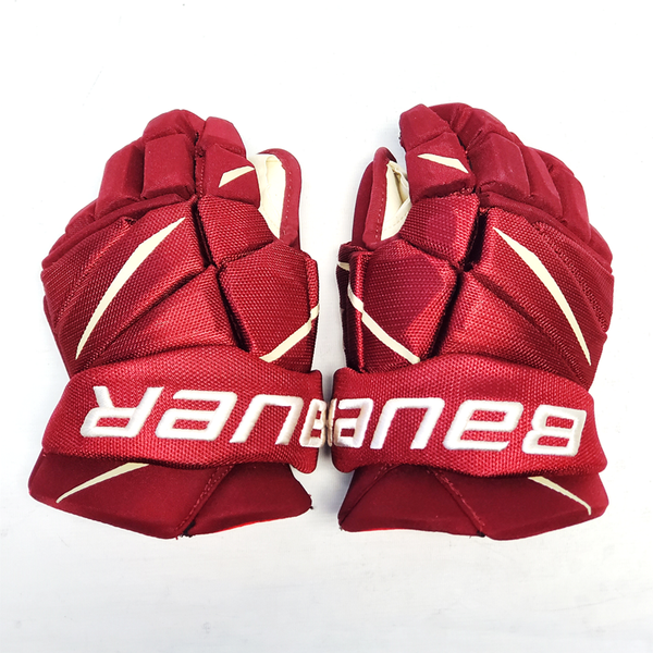 Bauer Vapor 2X Pro - NCAA Pro Stock Glove (Maroon/White ｜その他