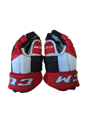 CCM HGTK Pro Stock Glove - Brown/White/Red