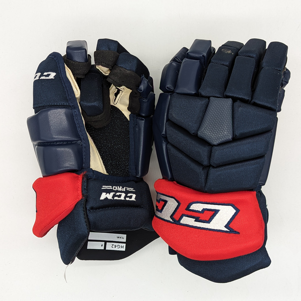 CCM HG42 - AHL Pro Stock Glove (Navy/Red) *NO TAGS*