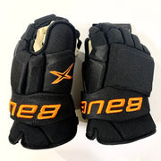 Bauer Vapor 2X Pro w/ Shot Blockers - NHL Pro Stock Glove - Philadelphia Flyers (Black/Orange)