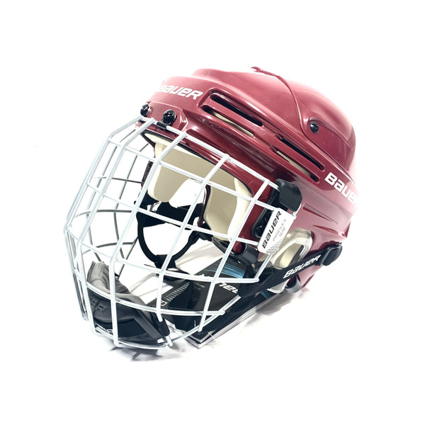 Bauer 4500 - Hockey Helmet Combo (Burgundy)