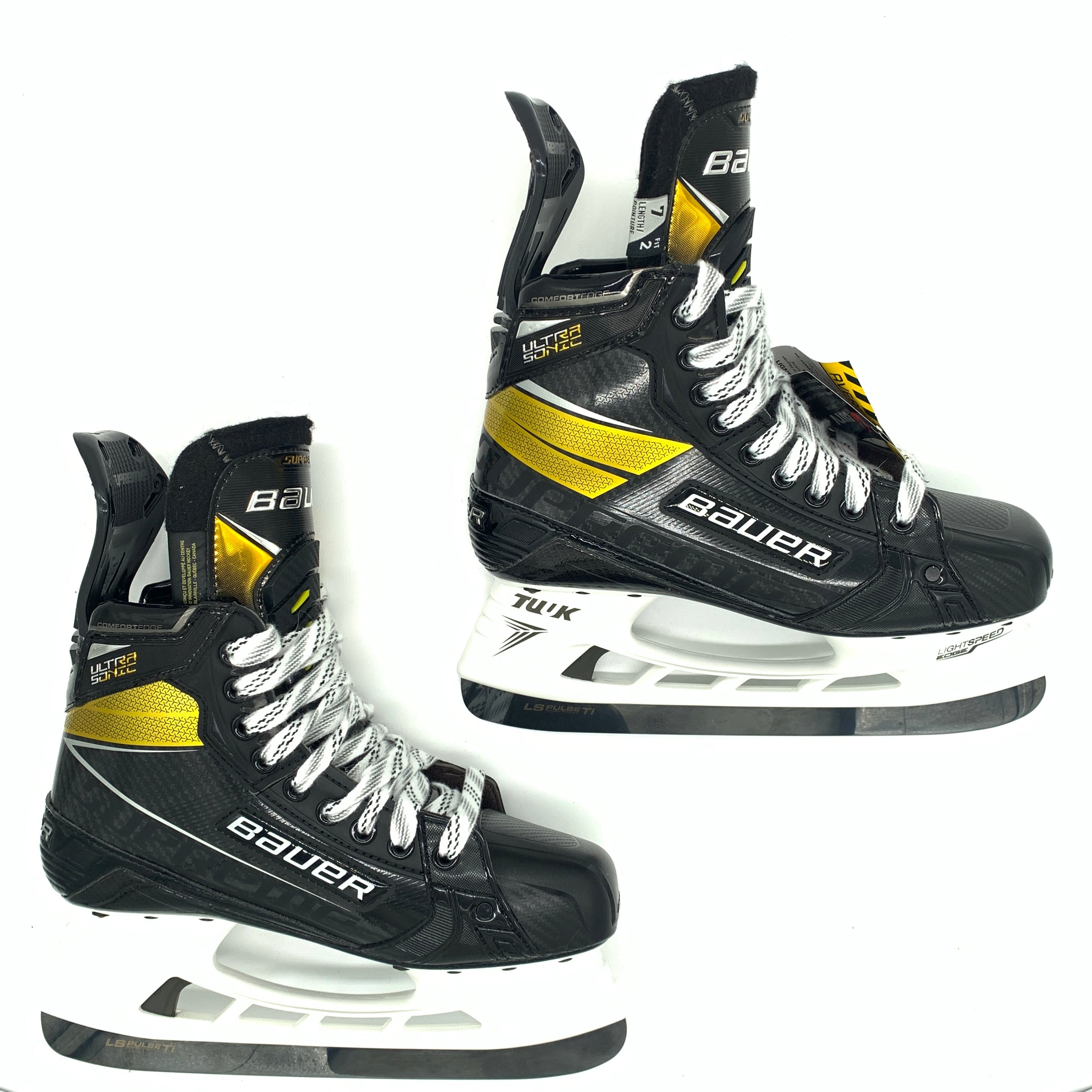 Bauer Supreme Ultrasonic - Pro Stock Hockey Skates - Size 7 Fit 2