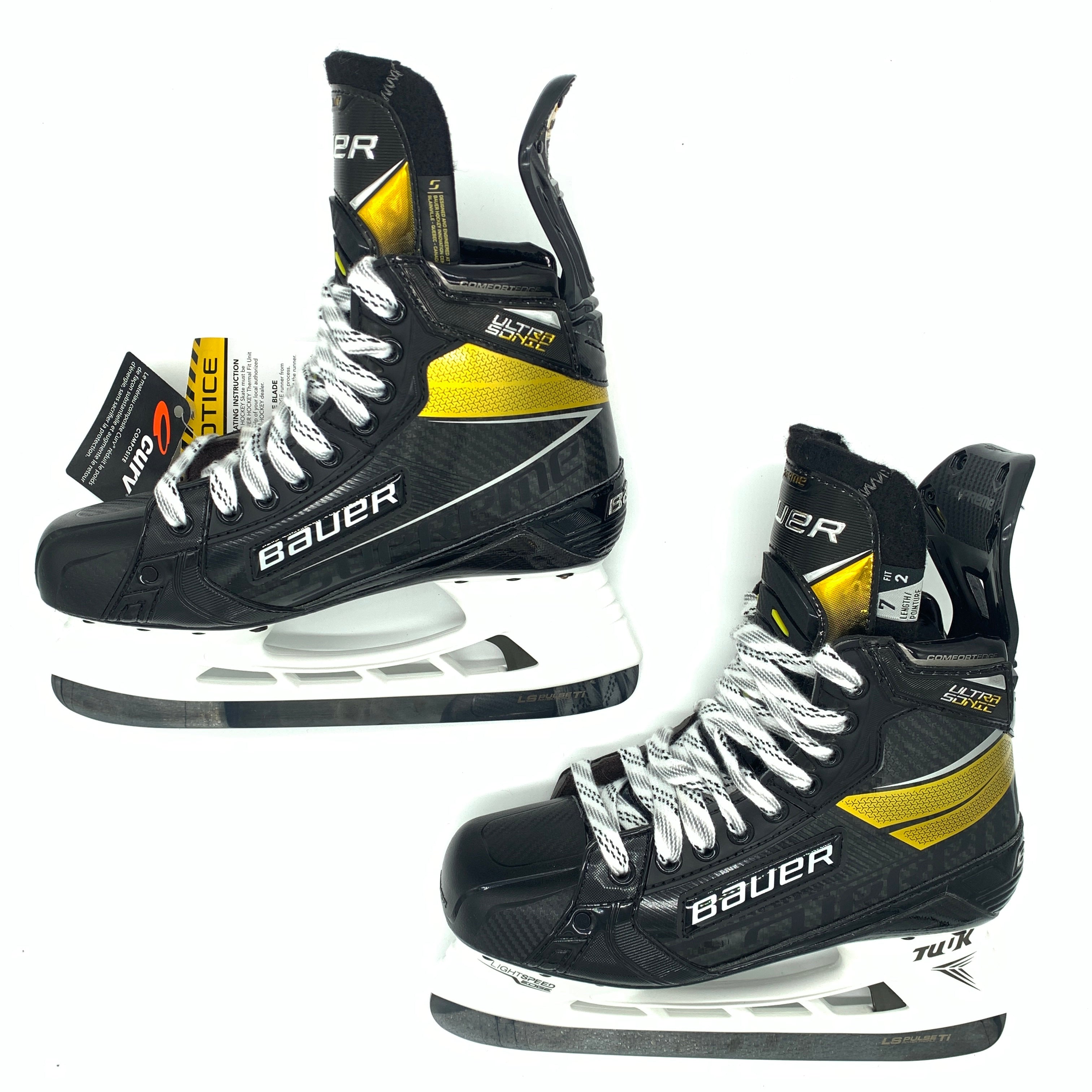 Bauer Supreme Ultrasonic - Pro Stock Hockey Skates - Size 7 Fit 2