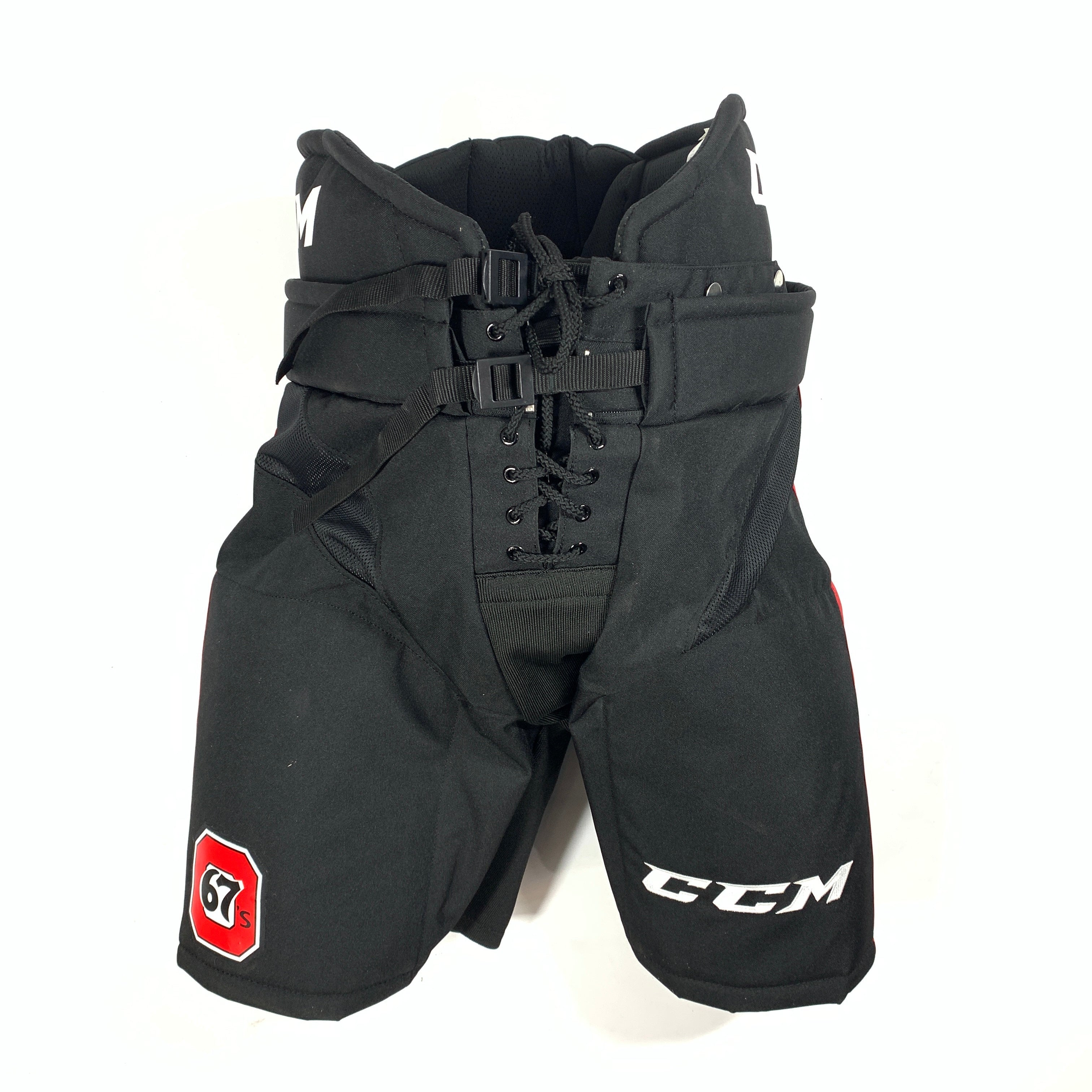 CCM HP31 - OHL Pro Stock Hockey Pants (Black/White/Red)