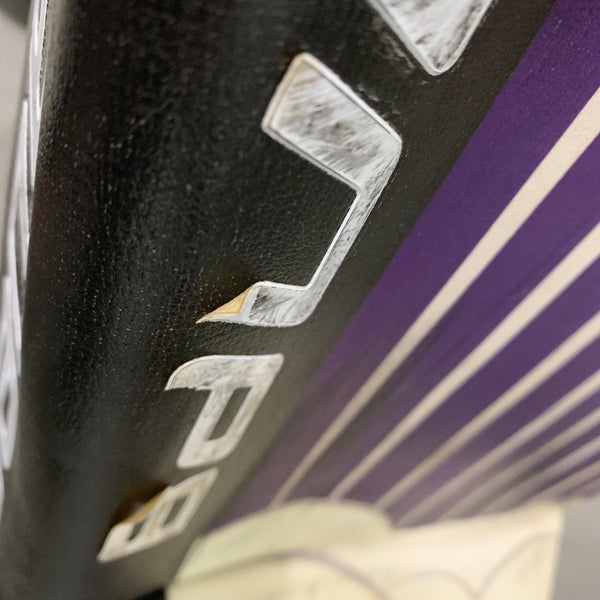 Bauer Supreme 2S Pro - Used Pro Stock Goalie Pads - (White/Black/Purple)